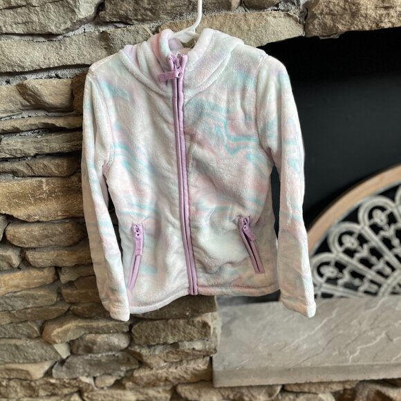 Lands' End Girls Softest Fleece Hoodie, NWT - Picture 1 of 3